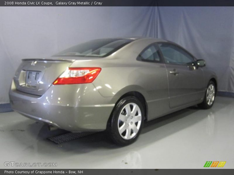Galaxy Gray Metallic / Gray 2008 Honda Civic LX Coupe
