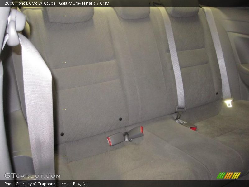 Galaxy Gray Metallic / Gray 2008 Honda Civic LX Coupe