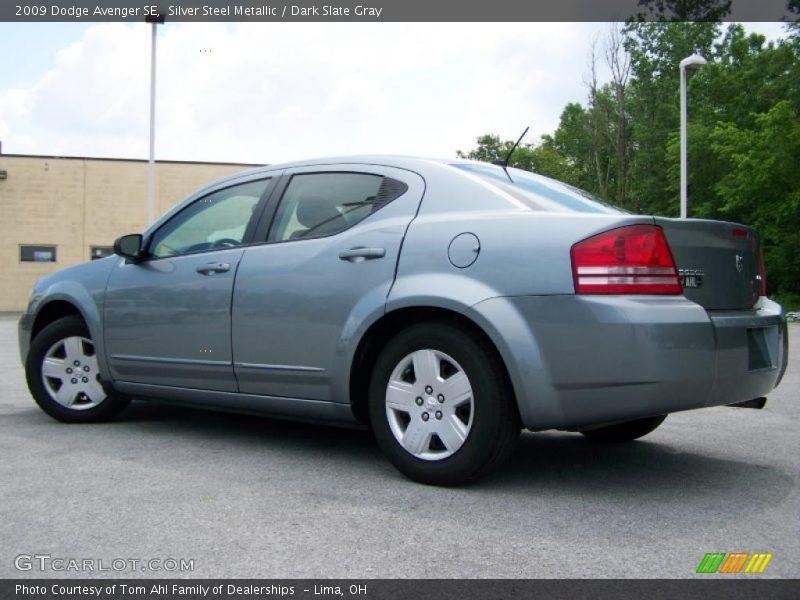 Silver Steel Metallic / Dark Slate Gray 2009 Dodge Avenger SE