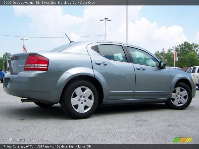 Silver Steel Metallic / Dark Slate Gray 2009 Dodge Avenger SE