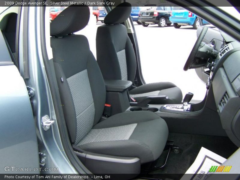 Silver Steel Metallic / Dark Slate Gray 2009 Dodge Avenger SE