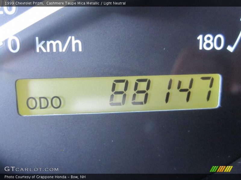 Cashmere Taupe Mica Metallic / Light Neutral 1999 Chevrolet Prizm
