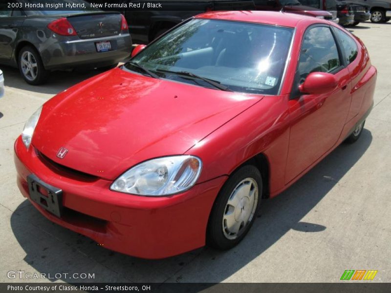 New Formula Red / Black 2003 Honda Insight Hybrid
