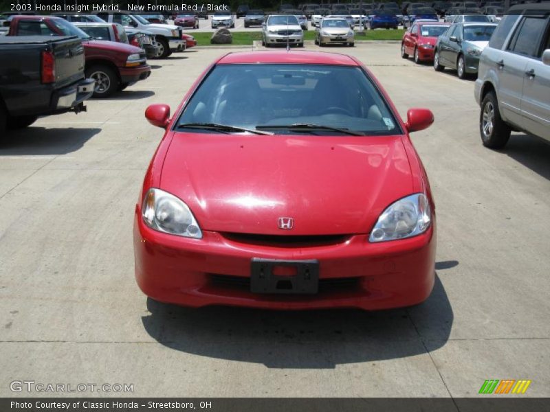New Formula Red / Black 2003 Honda Insight Hybrid
