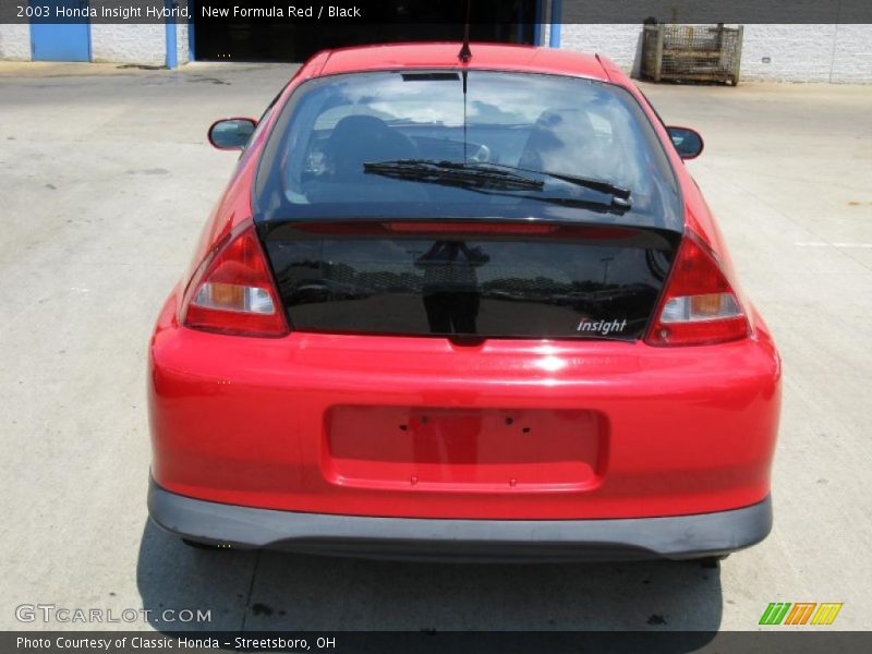 New Formula Red / Black 2003 Honda Insight Hybrid