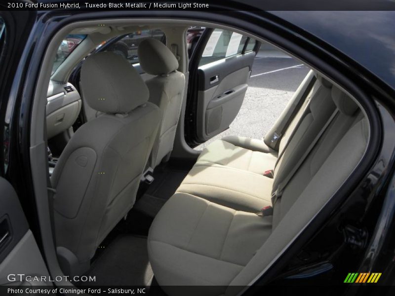 Tuxedo Black Metallic / Medium Light Stone 2010 Ford Fusion Hybrid