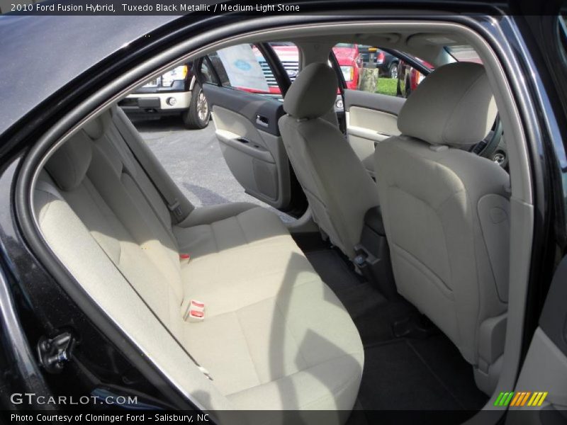 Tuxedo Black Metallic / Medium Light Stone 2010 Ford Fusion Hybrid