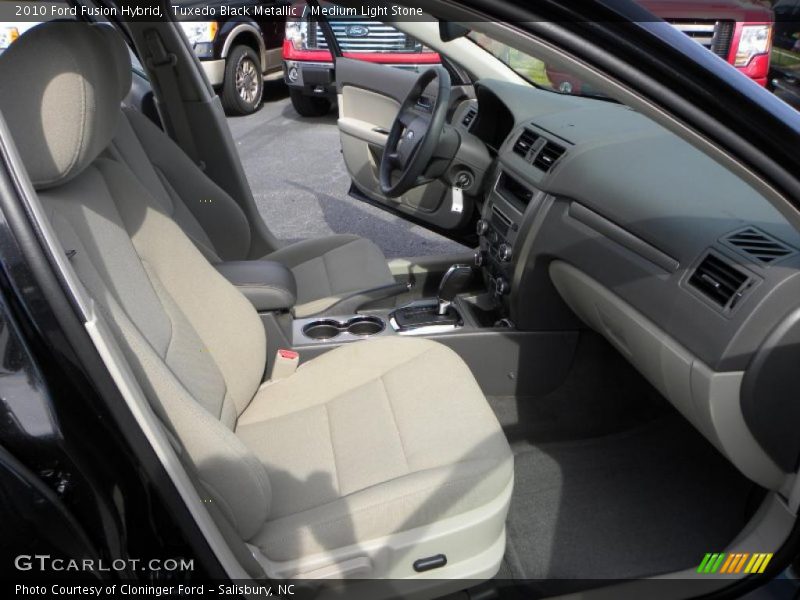 Tuxedo Black Metallic / Medium Light Stone 2010 Ford Fusion Hybrid