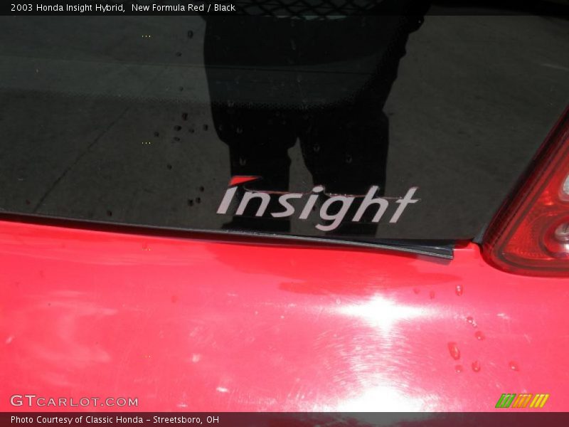 New Formula Red / Black 2003 Honda Insight Hybrid