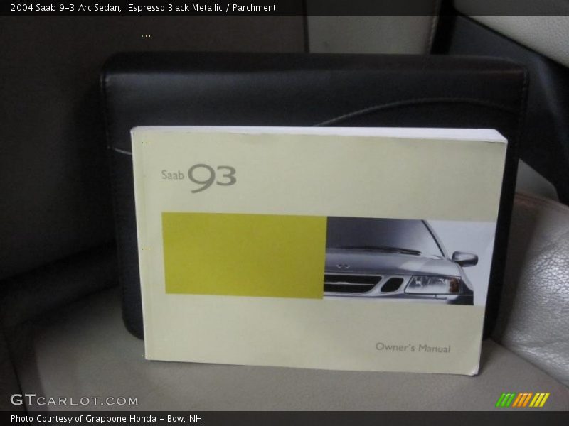 Espresso Black Metallic / Parchment 2004 Saab 9-3 Arc Sedan