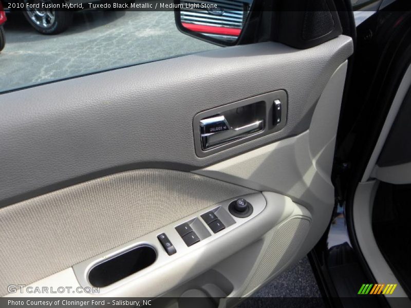 Tuxedo Black Metallic / Medium Light Stone 2010 Ford Fusion Hybrid