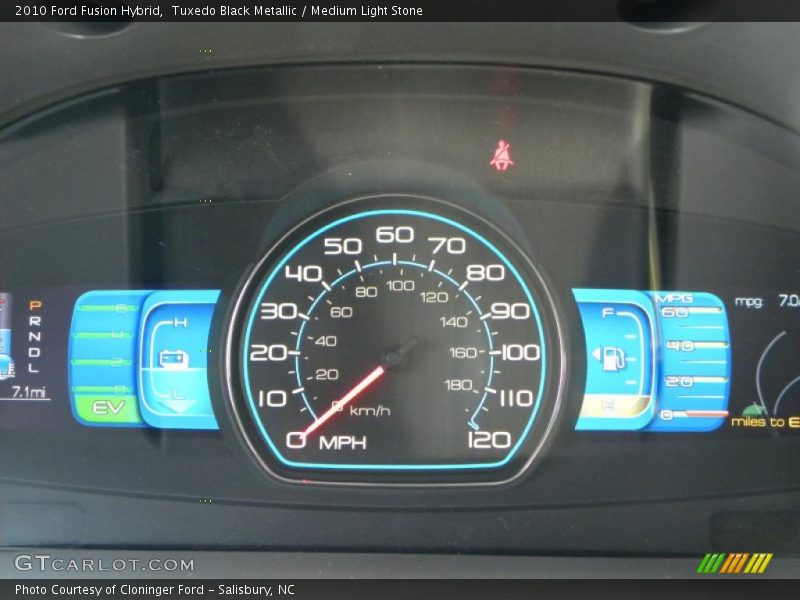 Tuxedo Black Metallic / Medium Light Stone 2010 Ford Fusion Hybrid