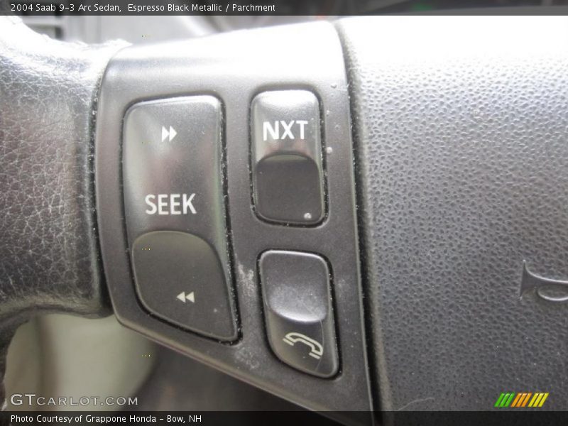 Espresso Black Metallic / Parchment 2004 Saab 9-3 Arc Sedan