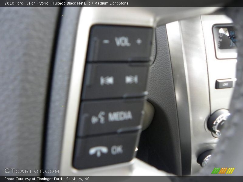 Tuxedo Black Metallic / Medium Light Stone 2010 Ford Fusion Hybrid