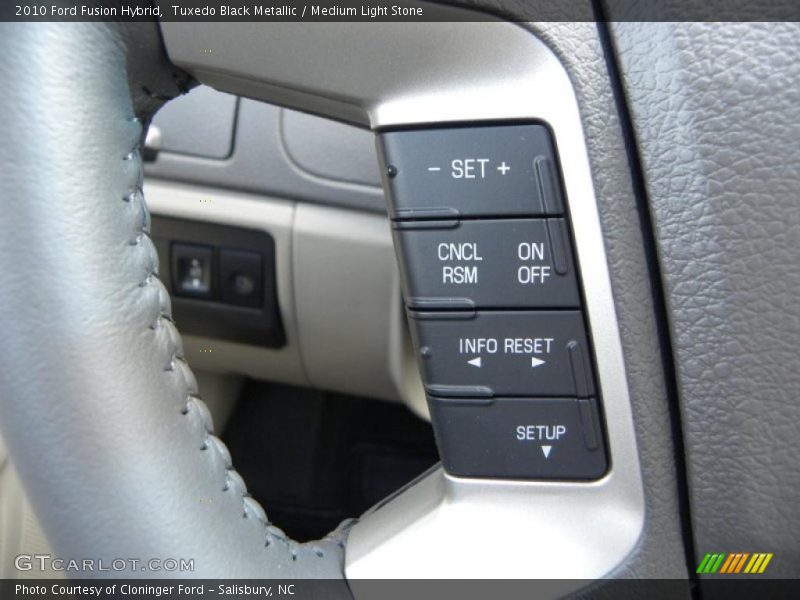 Tuxedo Black Metallic / Medium Light Stone 2010 Ford Fusion Hybrid