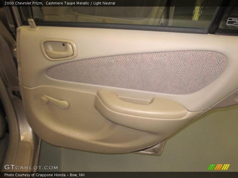 Cashmere Taupe Metallic / Light Neutral 2000 Chevrolet Prizm