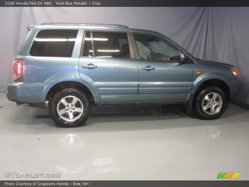 Steel Blue Metallic / Gray 2008 Honda Pilot EX 4WD