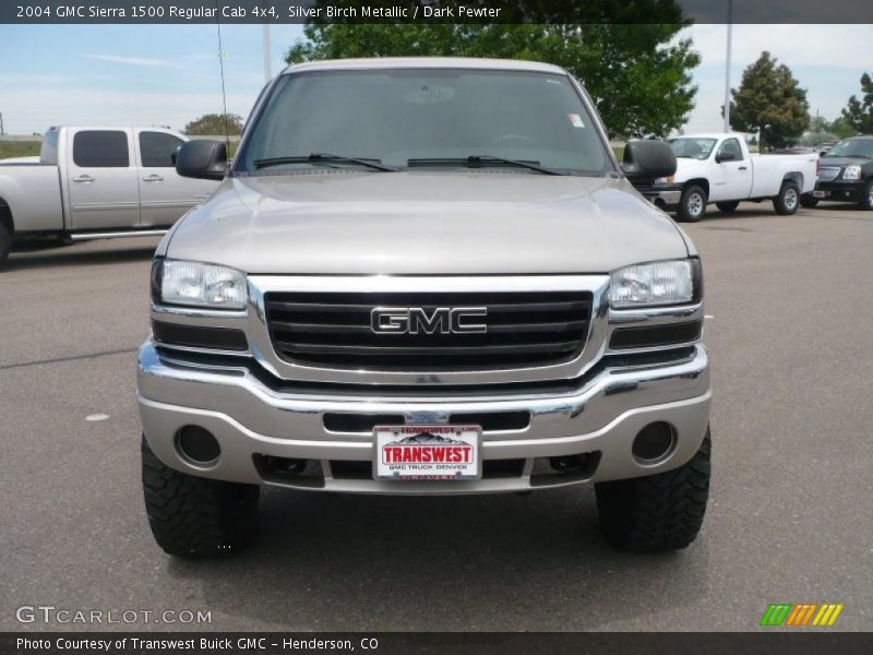 Silver Birch Metallic / Dark Pewter 2004 GMC Sierra 1500 Regular Cab 4x4