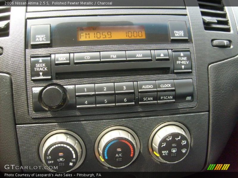 Polished Pewter Metallic / Charcoal 2006 Nissan Altima 2.5 S