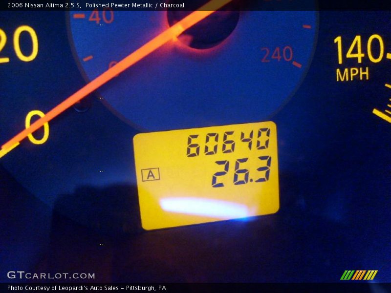 Polished Pewter Metallic / Charcoal 2006 Nissan Altima 2.5 S