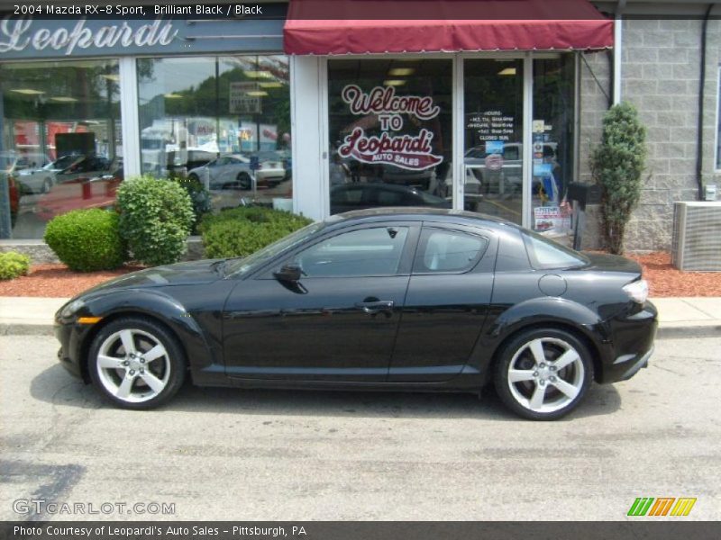 Brilliant Black / Black 2004 Mazda RX-8 Sport