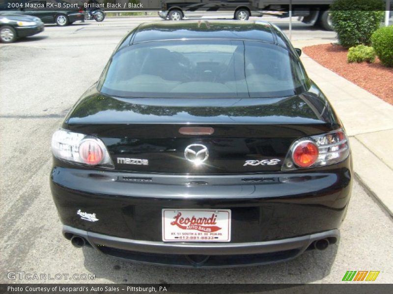 Brilliant Black / Black 2004 Mazda RX-8 Sport