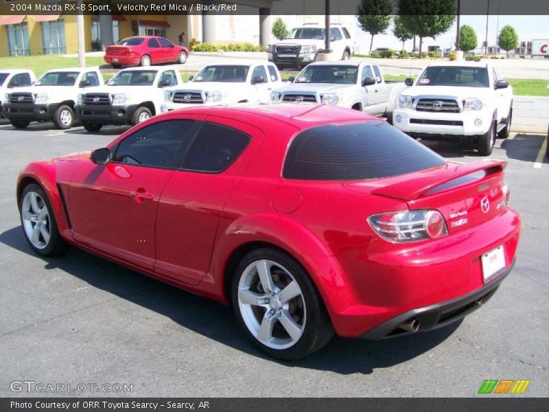 Velocity Red Mica / Black/Red 2004 Mazda RX-8 Sport