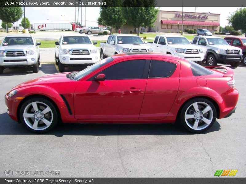 Velocity Red Mica / Black/Red 2004 Mazda RX-8 Sport