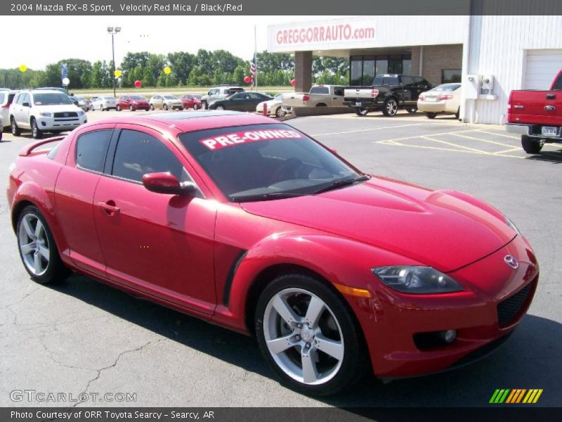Velocity Red Mica / Black/Red 2004 Mazda RX-8 Sport