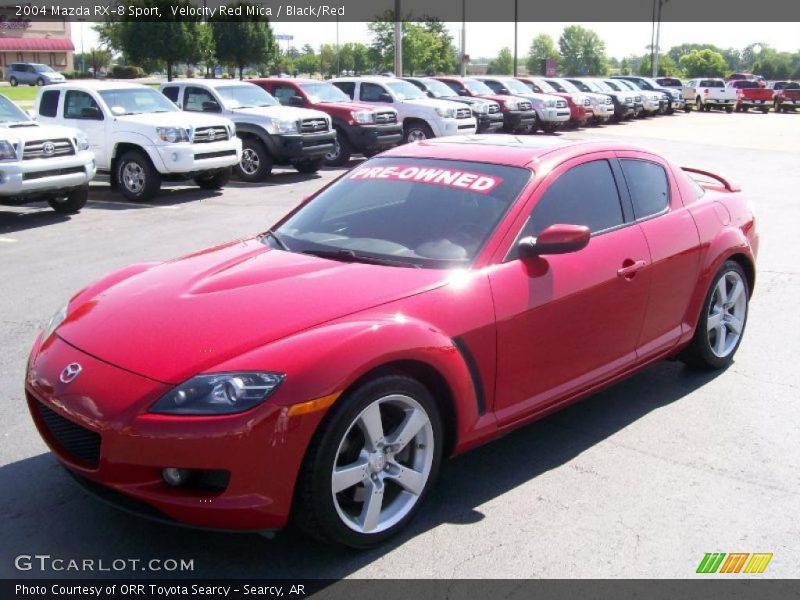 Velocity Red Mica / Black/Red 2004 Mazda RX-8 Sport