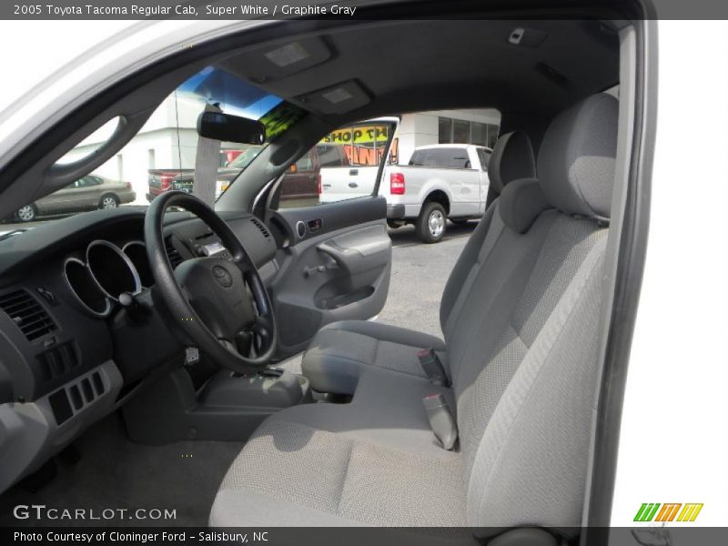 Super White / Graphite Gray 2005 Toyota Tacoma Regular Cab