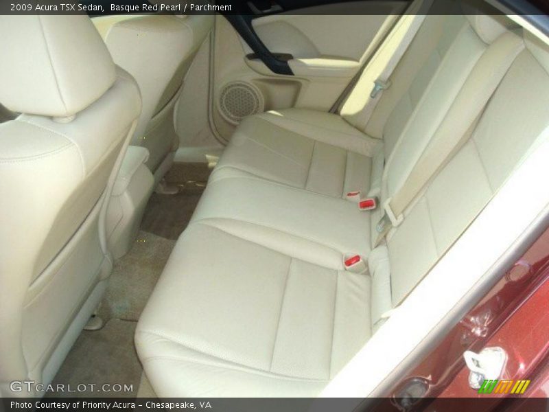 Basque Red Pearl / Parchment 2009 Acura TSX Sedan