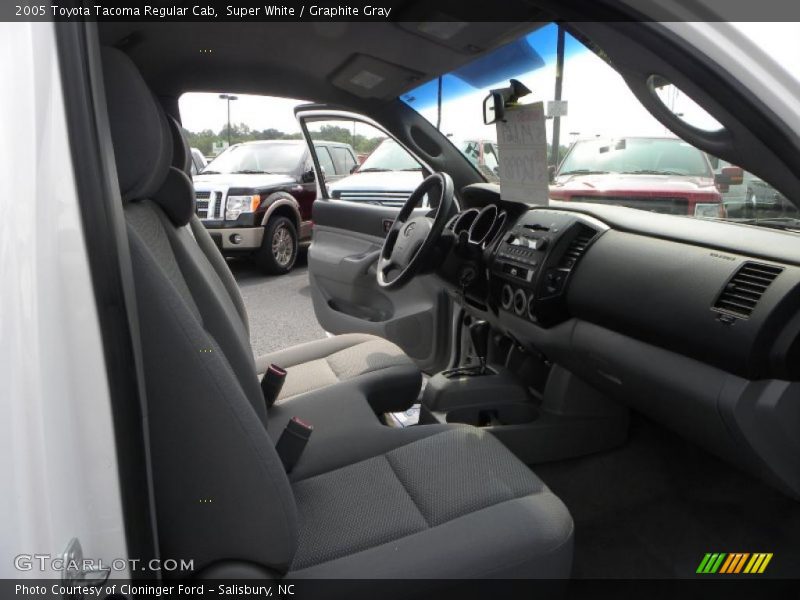 Super White / Graphite Gray 2005 Toyota Tacoma Regular Cab