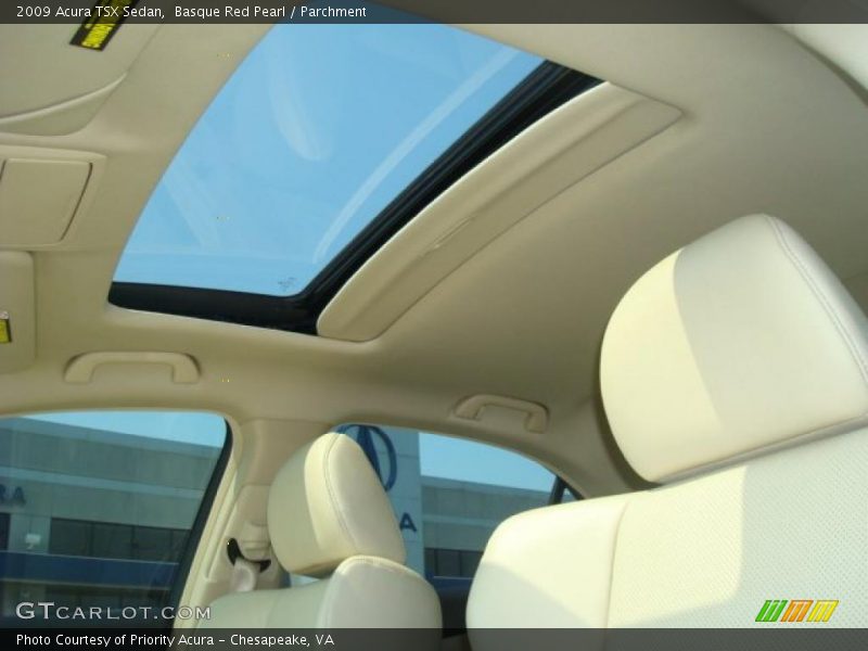 Basque Red Pearl / Parchment 2009 Acura TSX Sedan