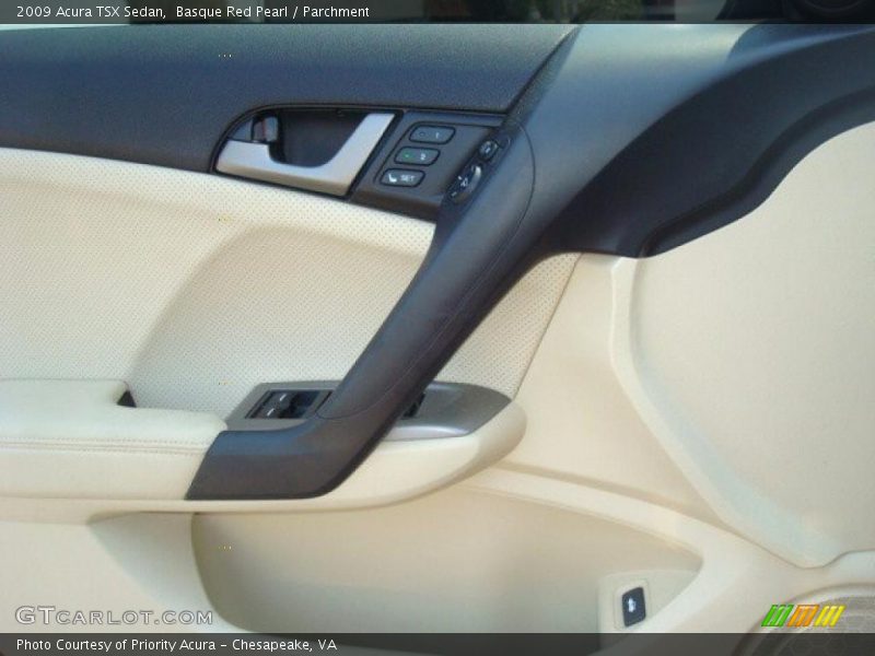 Basque Red Pearl / Parchment 2009 Acura TSX Sedan