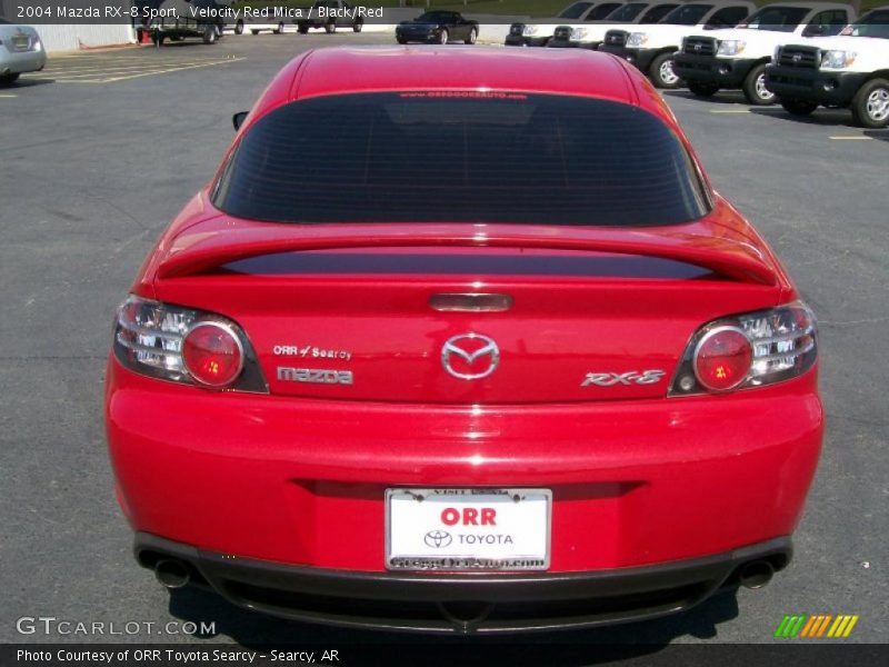 Velocity Red Mica / Black/Red 2004 Mazda RX-8 Sport