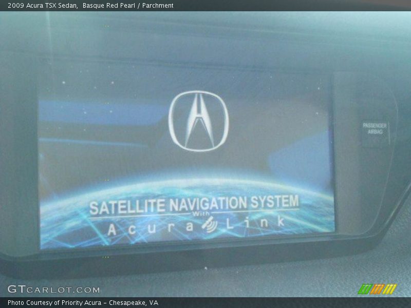 Basque Red Pearl / Parchment 2009 Acura TSX Sedan