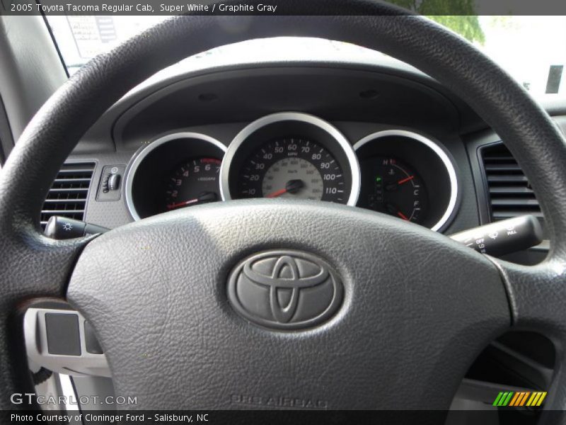 Super White / Graphite Gray 2005 Toyota Tacoma Regular Cab