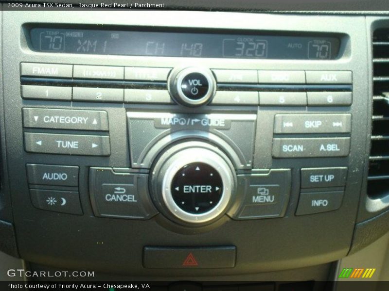 Basque Red Pearl / Parchment 2009 Acura TSX Sedan