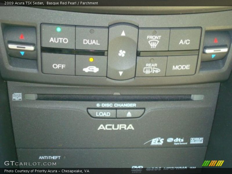 Basque Red Pearl / Parchment 2009 Acura TSX Sedan