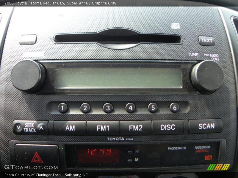 Super White / Graphite Gray 2005 Toyota Tacoma Regular Cab