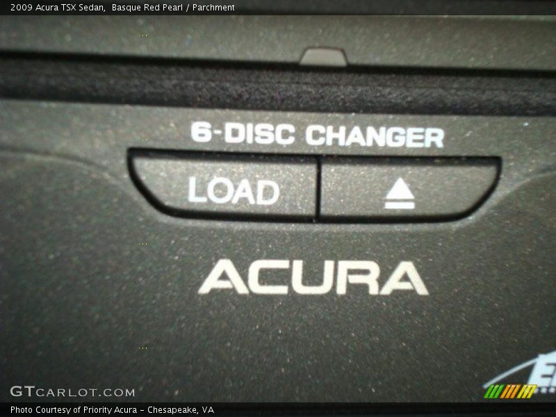 Basque Red Pearl / Parchment 2009 Acura TSX Sedan