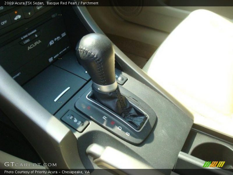 Basque Red Pearl / Parchment 2009 Acura TSX Sedan