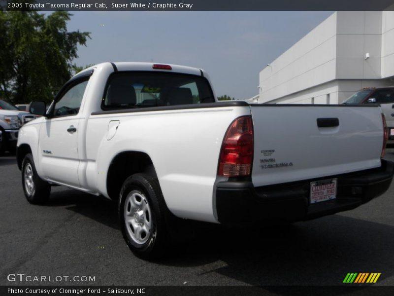 Super White / Graphite Gray 2005 Toyota Tacoma Regular Cab