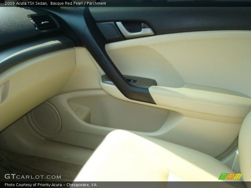 Basque Red Pearl / Parchment 2009 Acura TSX Sedan