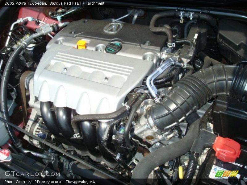 Basque Red Pearl / Parchment 2009 Acura TSX Sedan