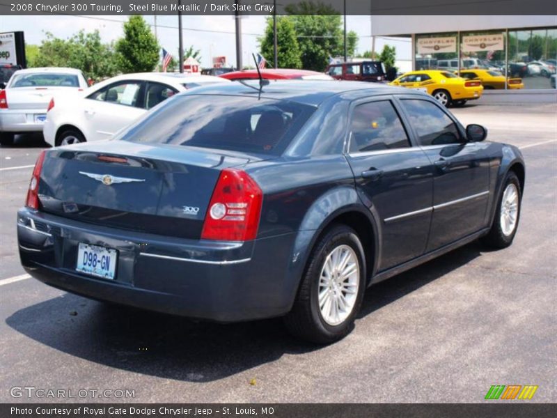 Steel Blue Metallic / Dark Slate Gray 2008 Chrysler 300 Touring