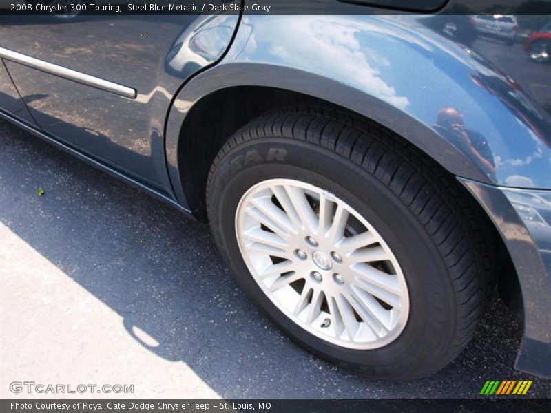 Steel Blue Metallic / Dark Slate Gray 2008 Chrysler 300 Touring