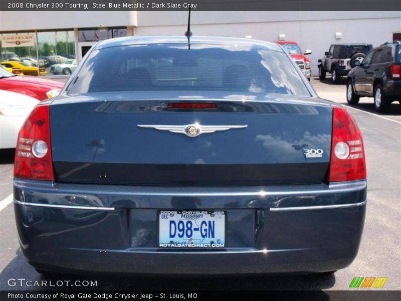 Steel Blue Metallic / Dark Slate Gray 2008 Chrysler 300 Touring