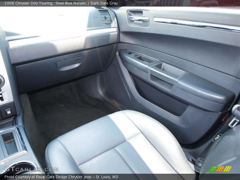 Steel Blue Metallic / Dark Slate Gray 2008 Chrysler 300 Touring
